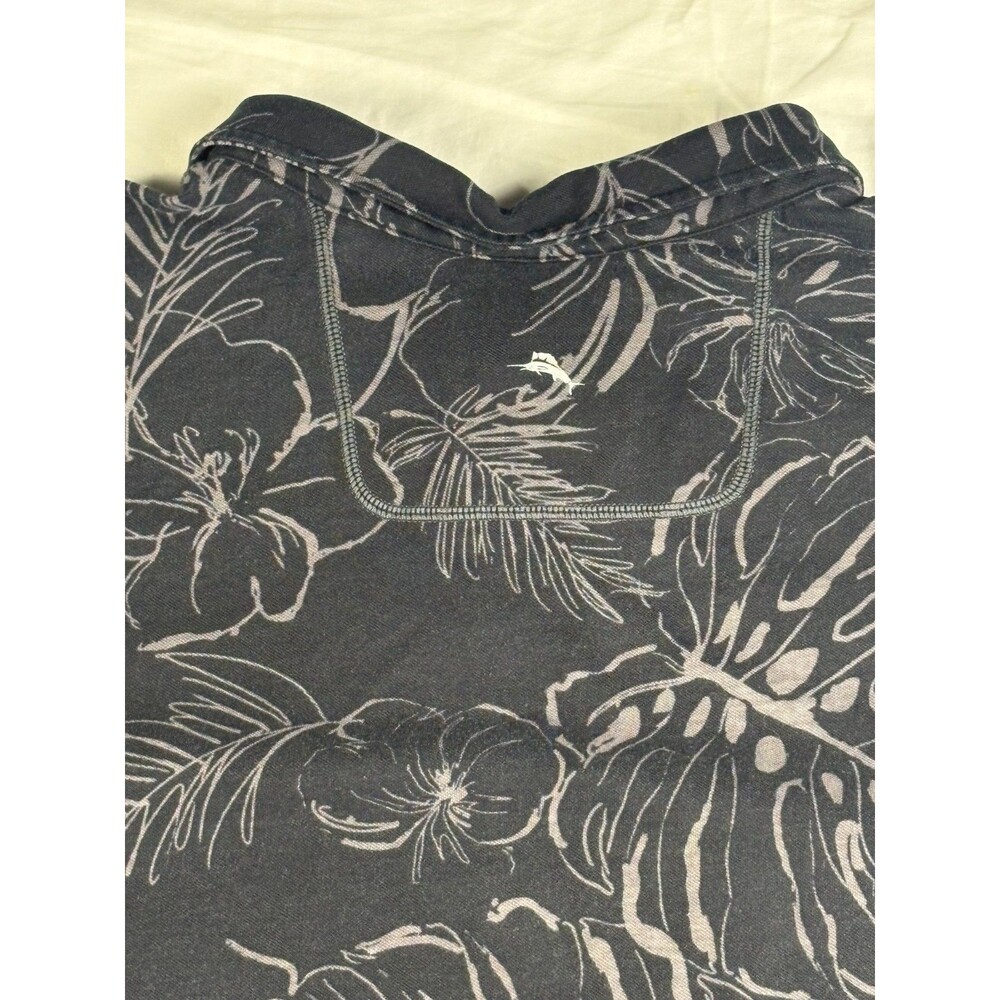 Tommy Bahama Baseball Chicago White Sox Polo Shirt 3XL Black Floral Cotton MLB - Picture 11 of 16